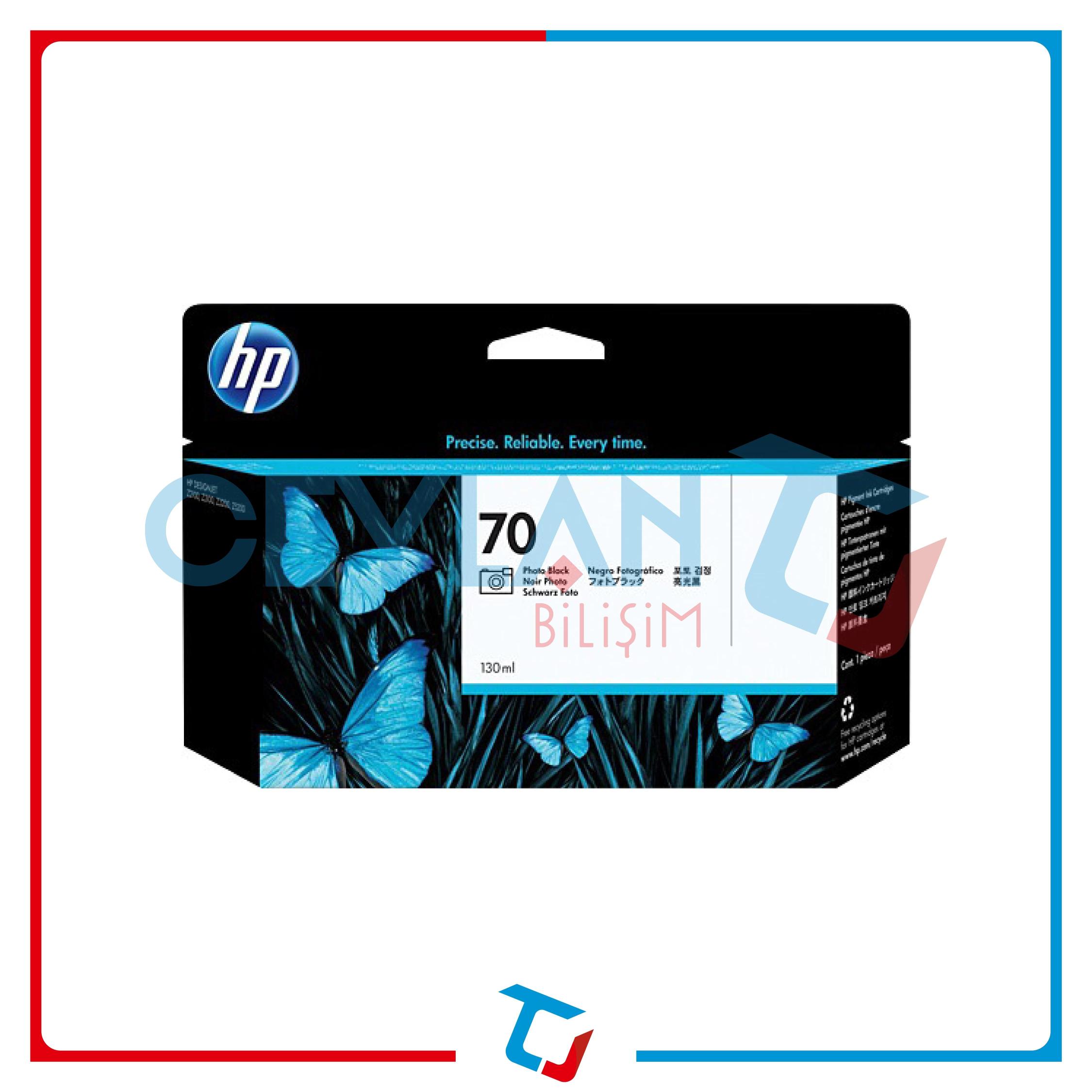 HP 70 FOTO SİYAH (PHOTO BLACK) KARTUŞ C9449A