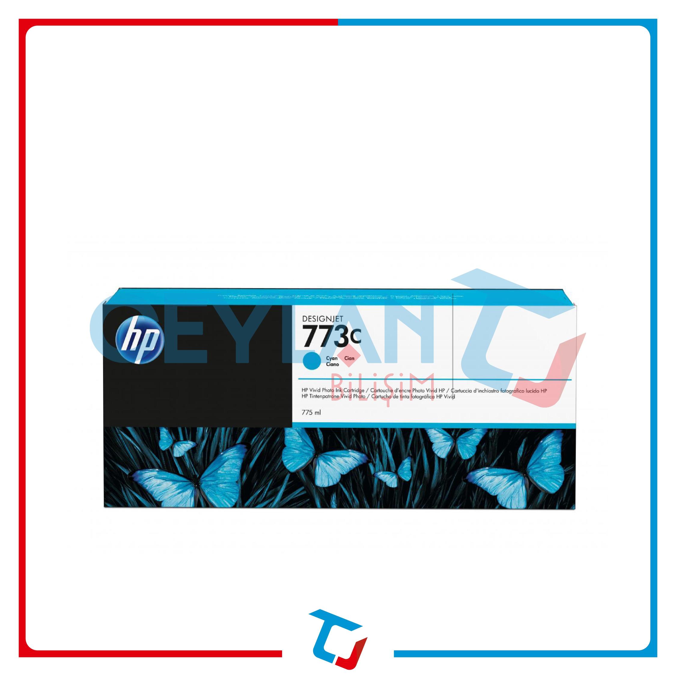 HP 773 AÇIK MAVİ (LİGHT CYAN) KARTUŞ C1Q42A