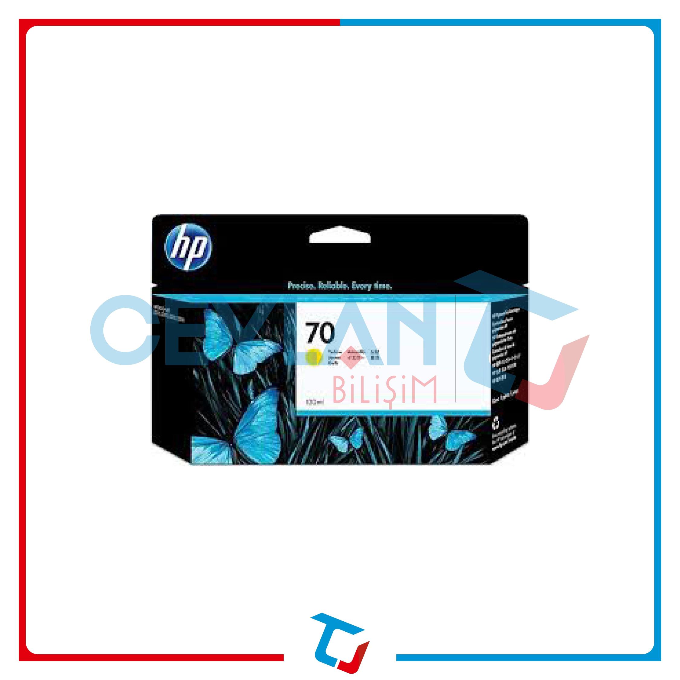 HP 70 SARI (YELLOW) KARTUŞ C9454A