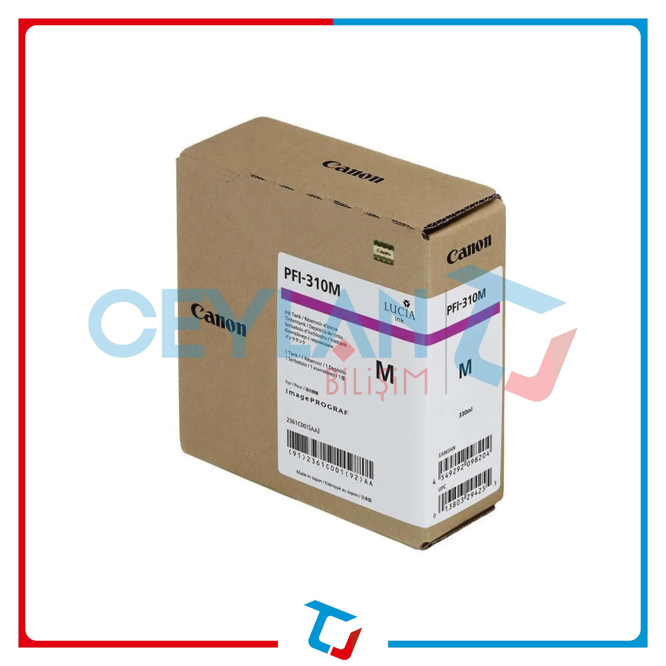 CANON  PFI-310M MAGENTA (KIRMIZI) KARTUŞ  2361C001