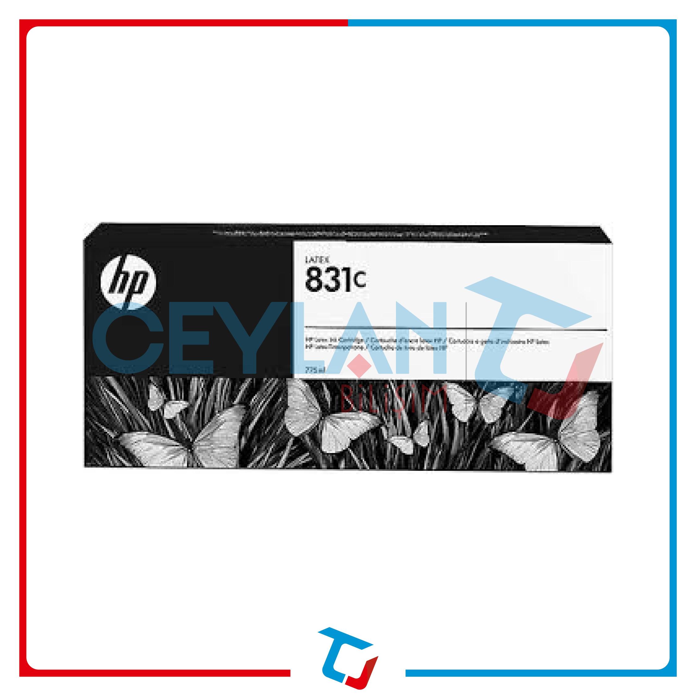 HP 831C SİYAH (BLACK) KARTUŞ CZ694A