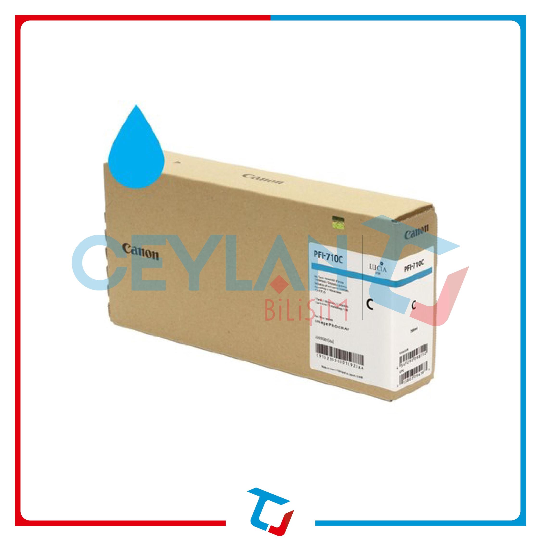 CANON  PFI-710C CYAN (MAVİ) KARTUŞ  2355C001