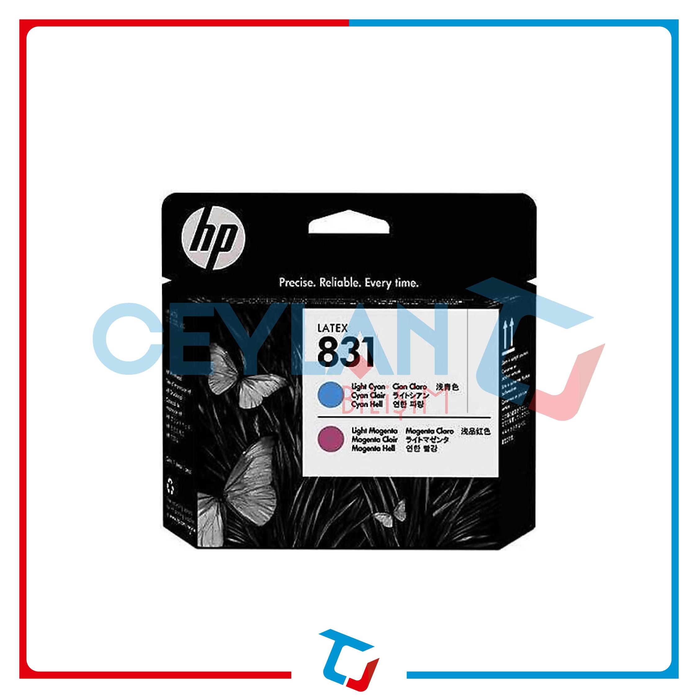 HP 831 AÇIK KIRMIZI - AÇIK MAVİ (L.MAGENTA - L.CYAN) BASKI KAFASI CZ679A