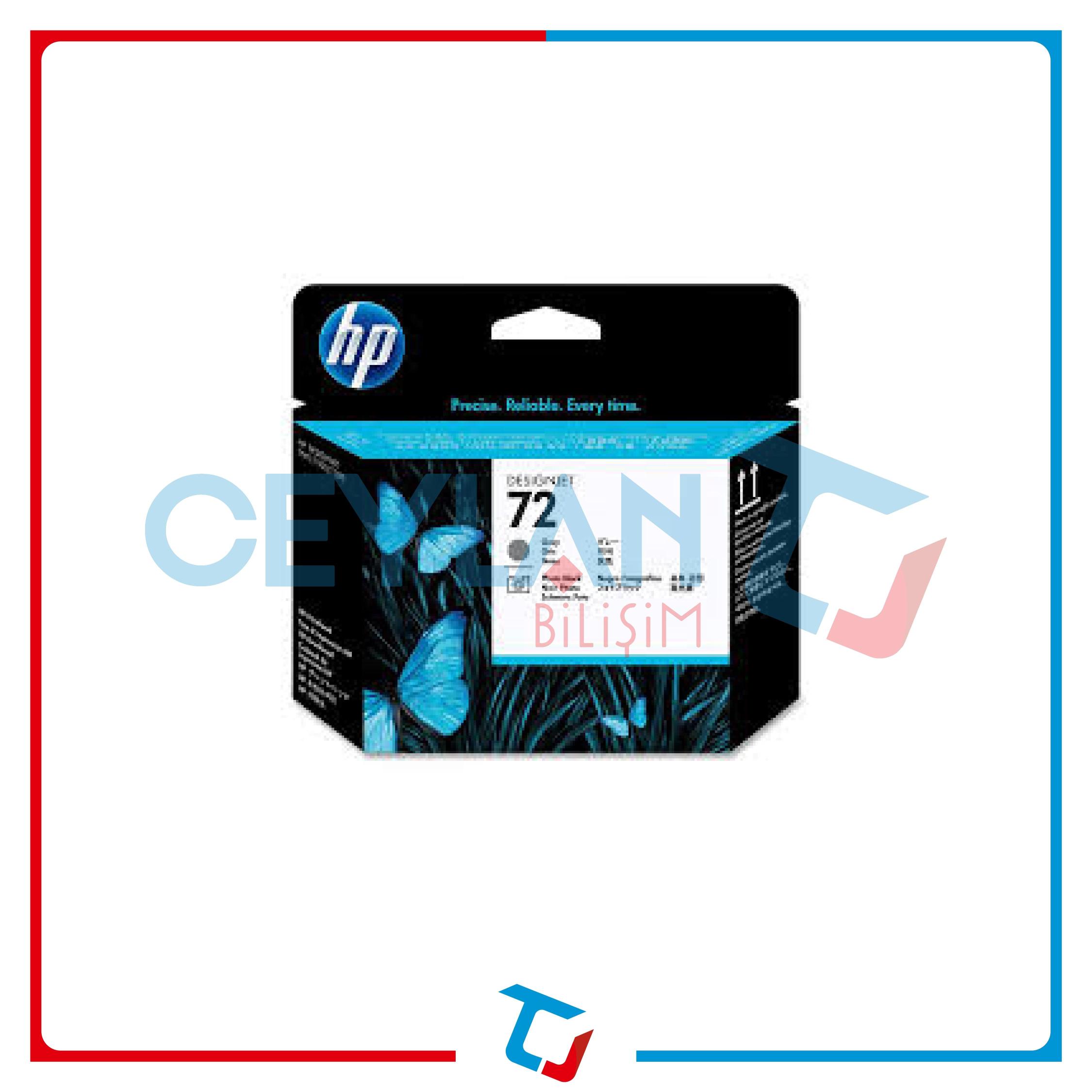 HP 72 GRİ FOTO SİYAH (GREY PHOTO BLACK) BASKI KAFASI C9380A