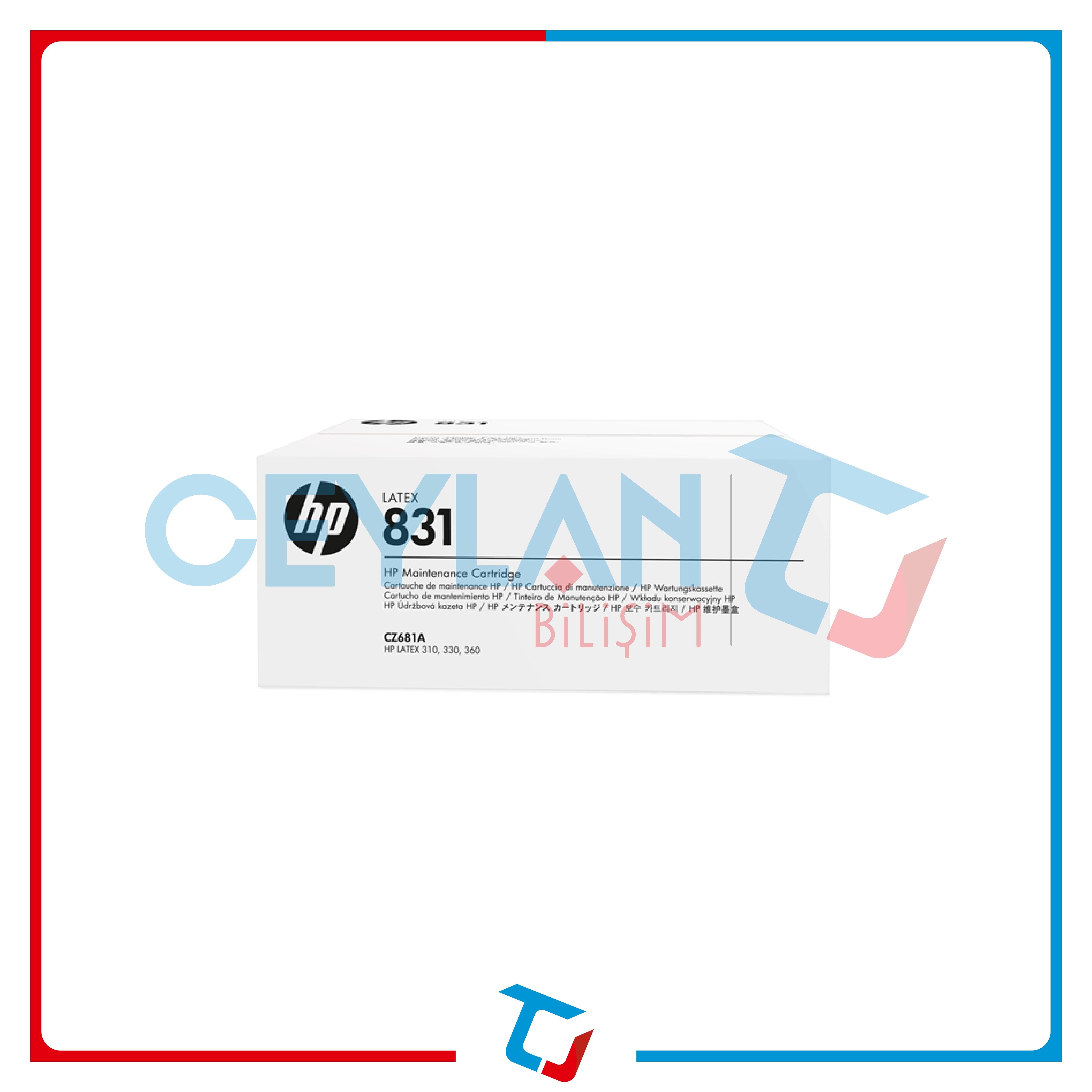 HP 831 BAKIM KARTUŞU (TEMİZLEYİCİ) CZ681A