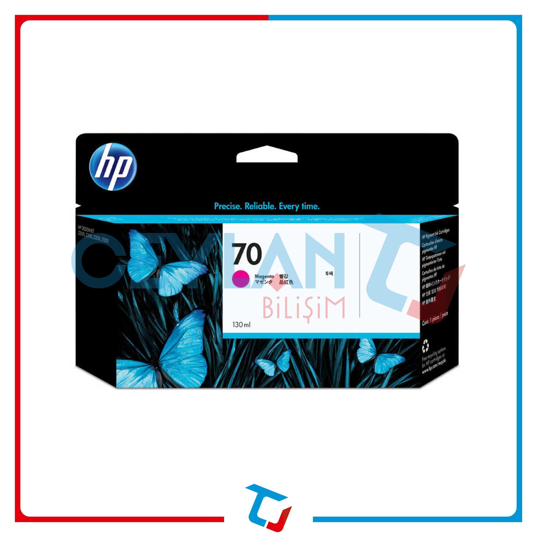 HP 70 KIRMIZI (MAGENTA) KARTUŞ C9453A