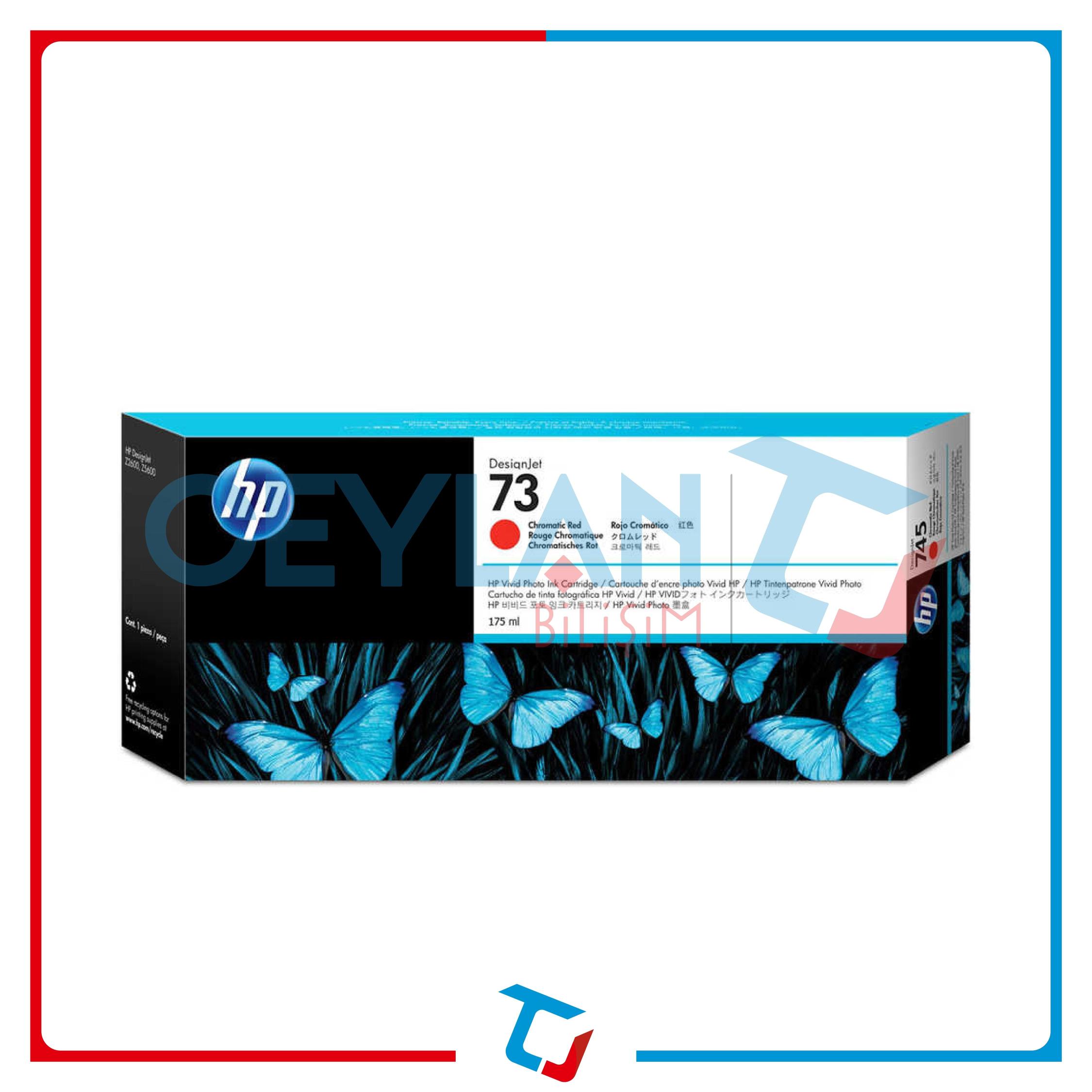 HP 73 KROMATİK KIRMIZI (CROMATİC RED) KARTUŞ CD951A