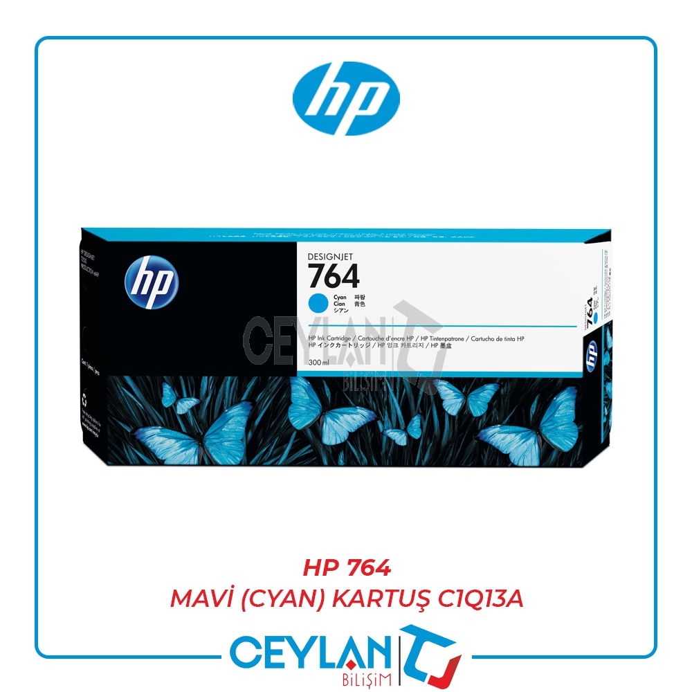 HP 764 MAVİ (CYAN) KARTUŞ C1Q13A