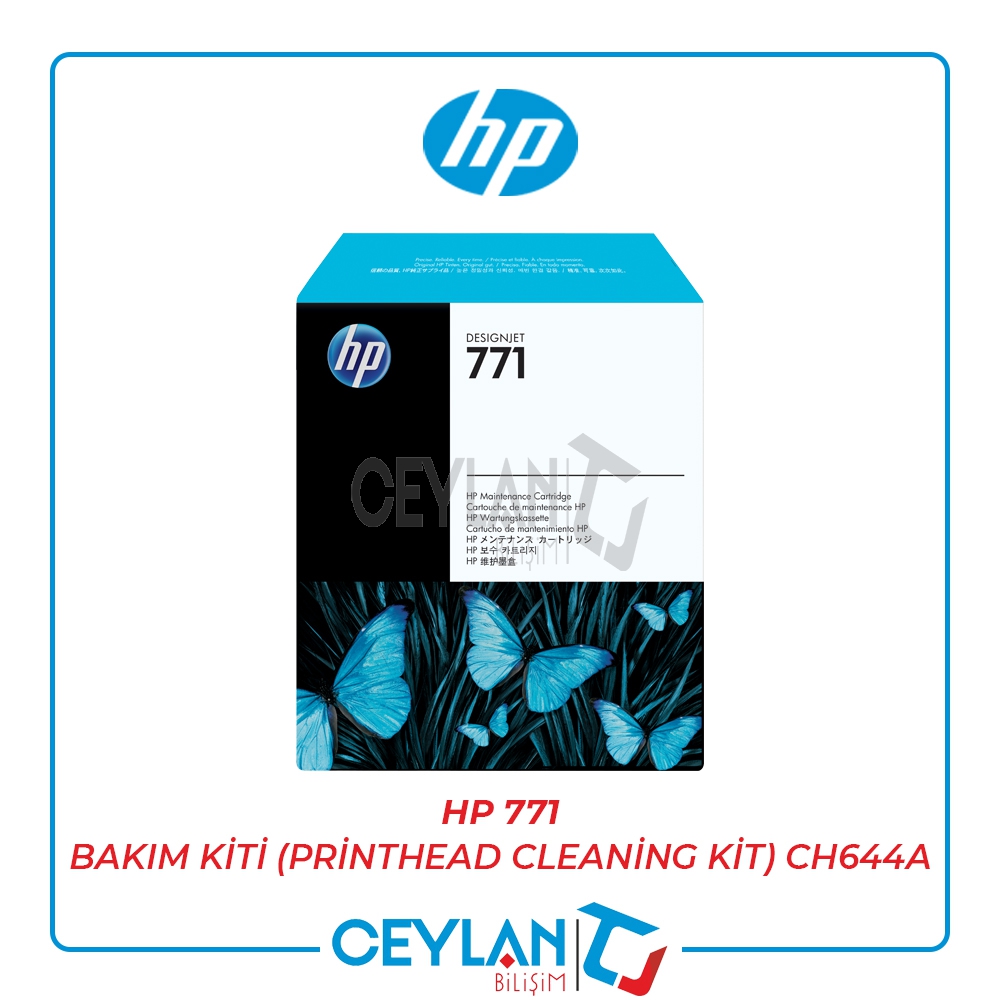 HP 771 BAKIM KİTİ (PRİNTHEAD CLEANİNG KİT)  CH644A