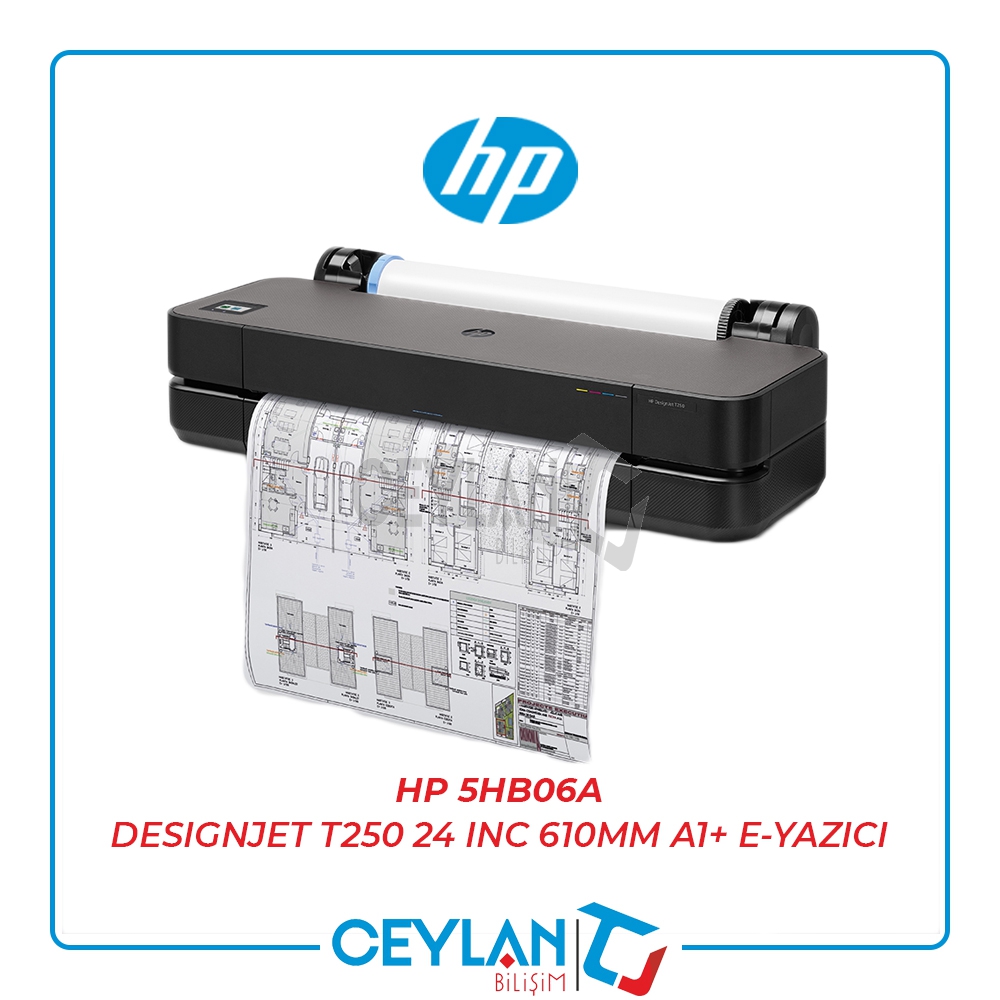 HP 5HB06A DESIGNJET T250 24 INC 610MM A1+ E-YAZICI