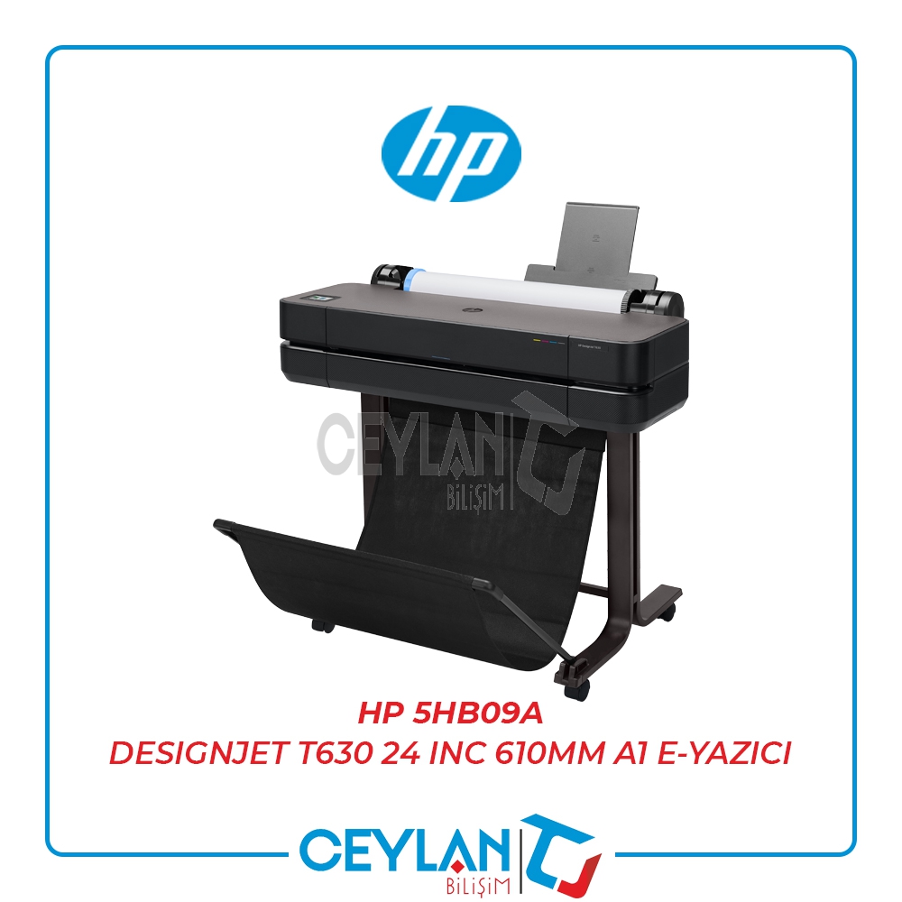 HP 5HB09A DESIGNJET T630 24 INC 610MM A1 E-YAZICI