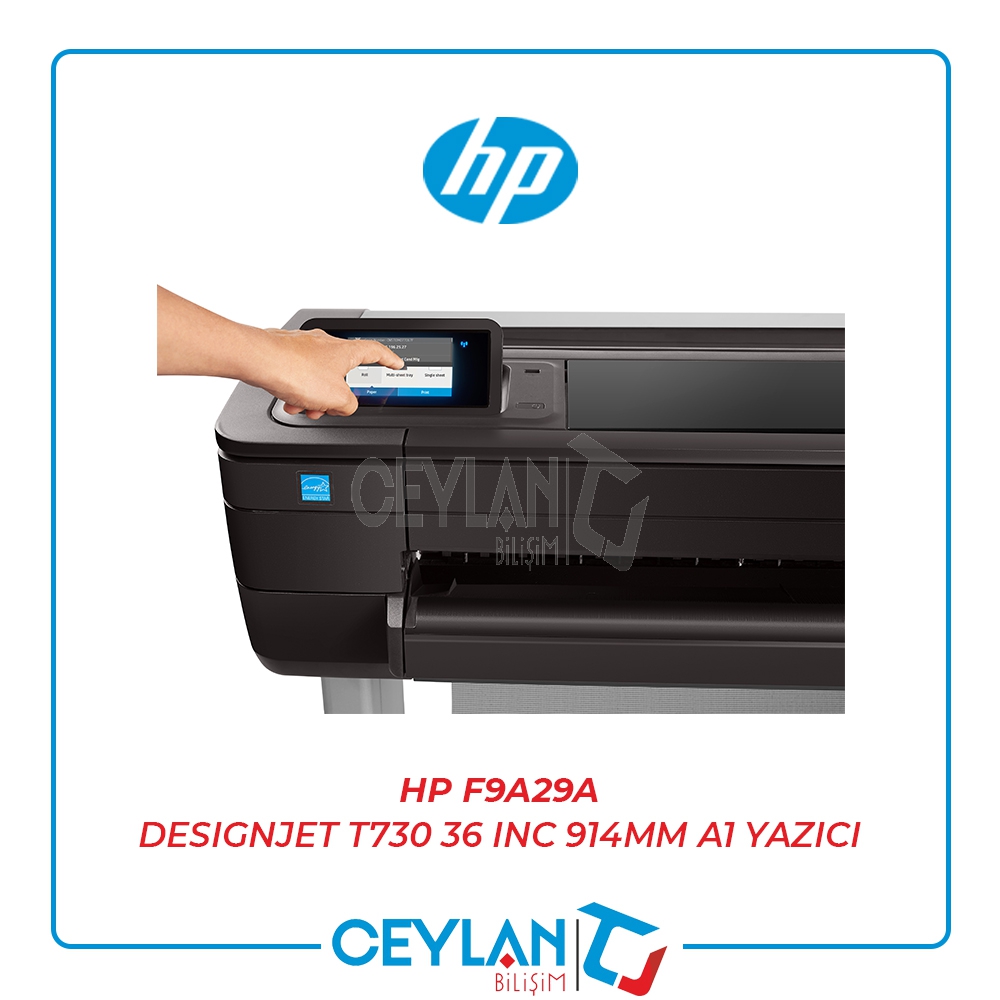 HP F9A29A DESIGNJET T730 36 INC 914MM A1 YAZICI