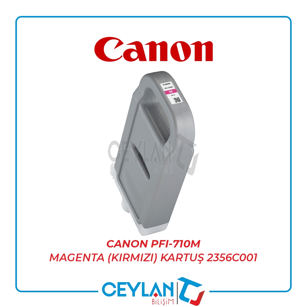 CANON  PFI-710M MAGENTA (KIRMIZI) KARTUŞ  2356C001