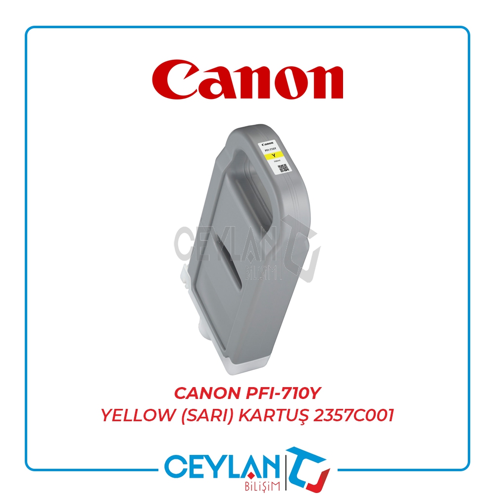 CANON  PFI-710Y YELLOW (SARI) KARTUŞ  2357C001