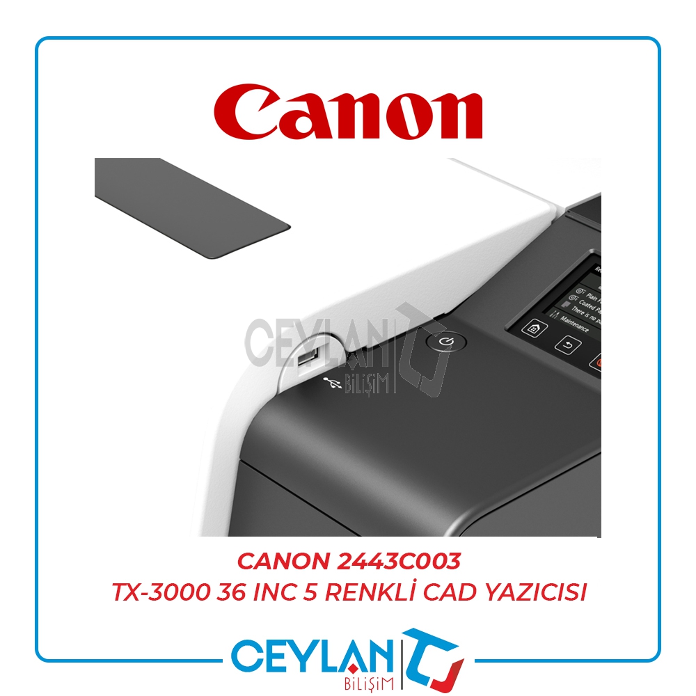 CANON 2443C003 TX-3000 36 INC 910 MM VEYA A0 5 RENKLI CAD YAZICISI