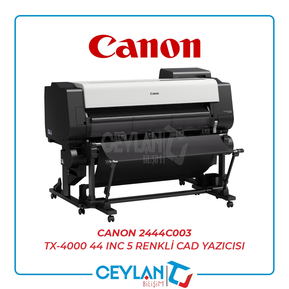 CANON 2444C003 TX-4000 44 INC (11176mm) 5 renkli CAD baskı cihazı