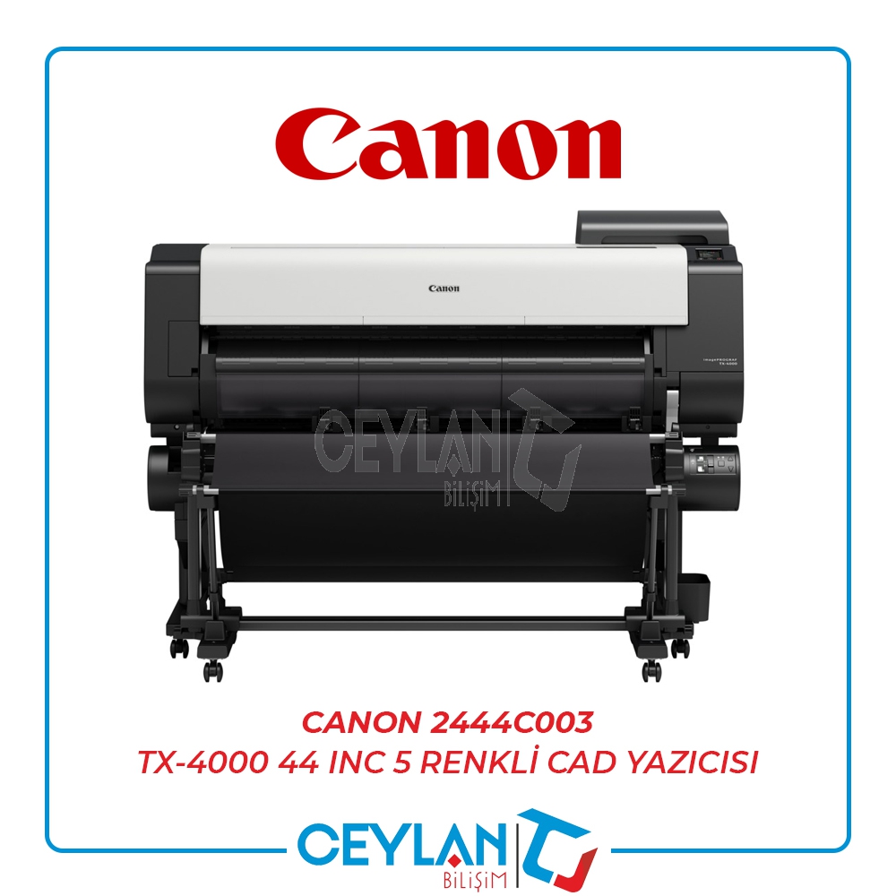 CANON 2444C003 TX-4000 44 INC (11176mm) 5 renkli CAD baskı cihazı