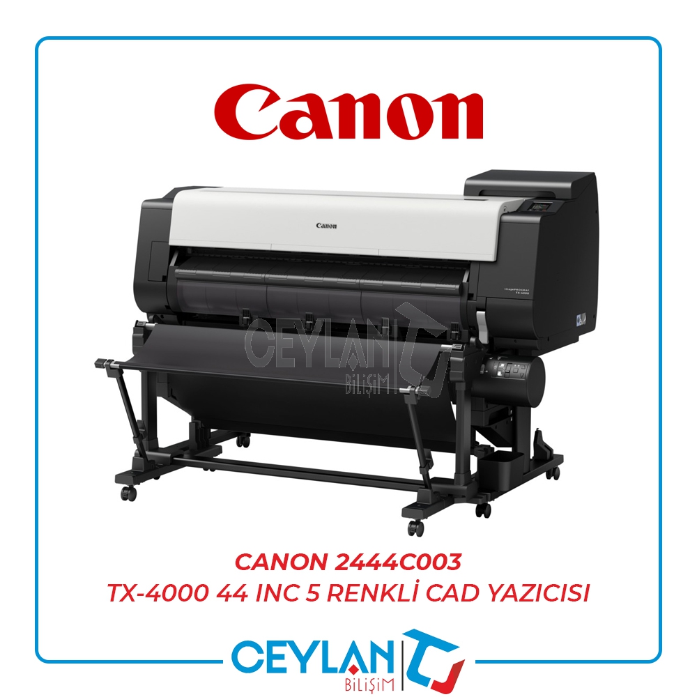 CANON 2444C003 TX-4000 44 INC (11176mm) 5 renkli CAD baskı cihazı