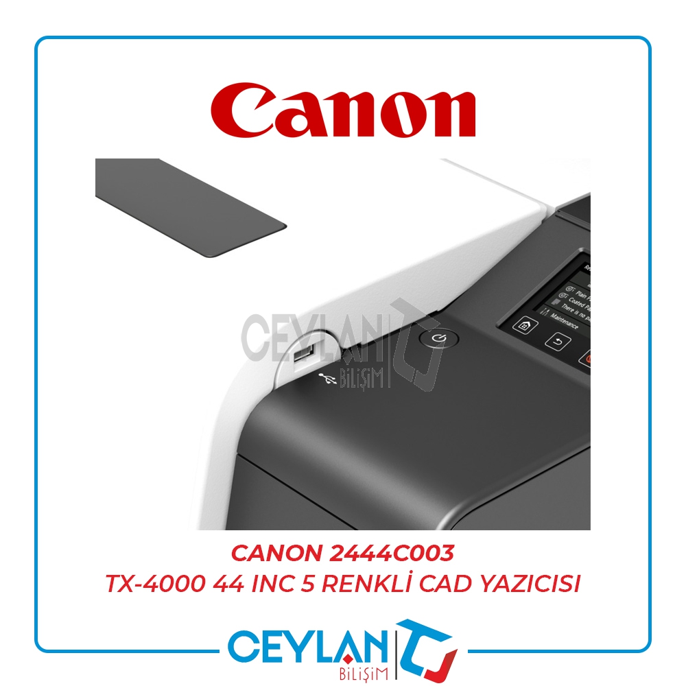 CANON 2444C003 TX-4000 44 INC (11176mm) 5 renkli CAD baskı cihazı