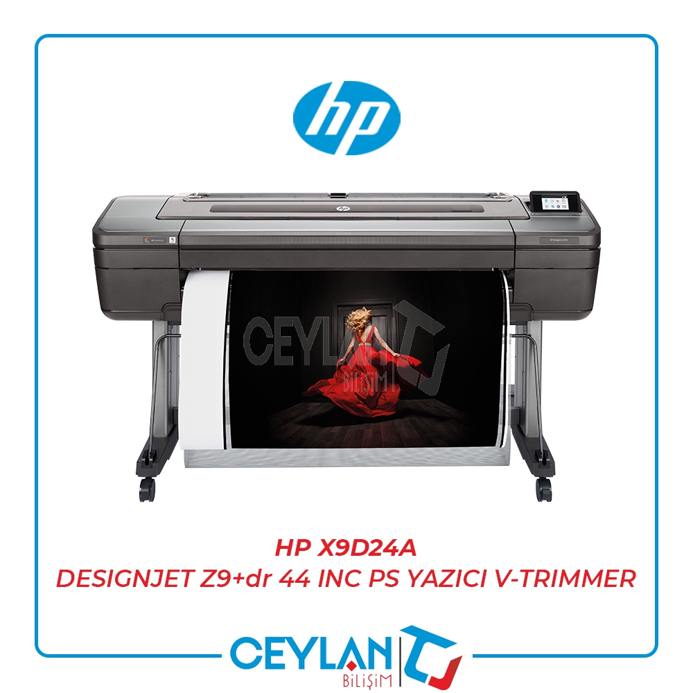 HP X9D24A DESIGNJET Z9+dr 44 INC POSTSCRIPT YAZICI V-TRIMMER