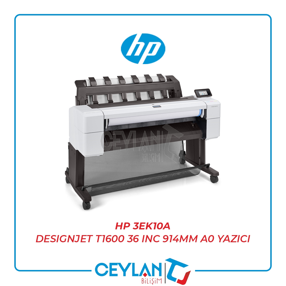HP 3EK10A DESIGNJET T1600 36 INC 914MM A0 YAZICI