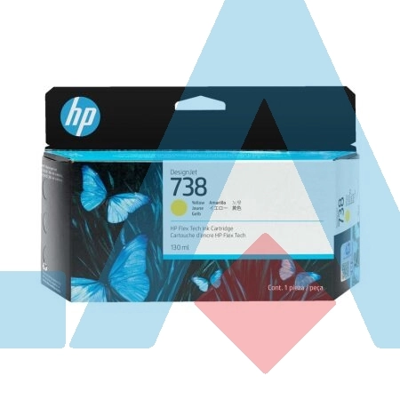 HP 738-498N7A Sarı Orijinal Kartuş