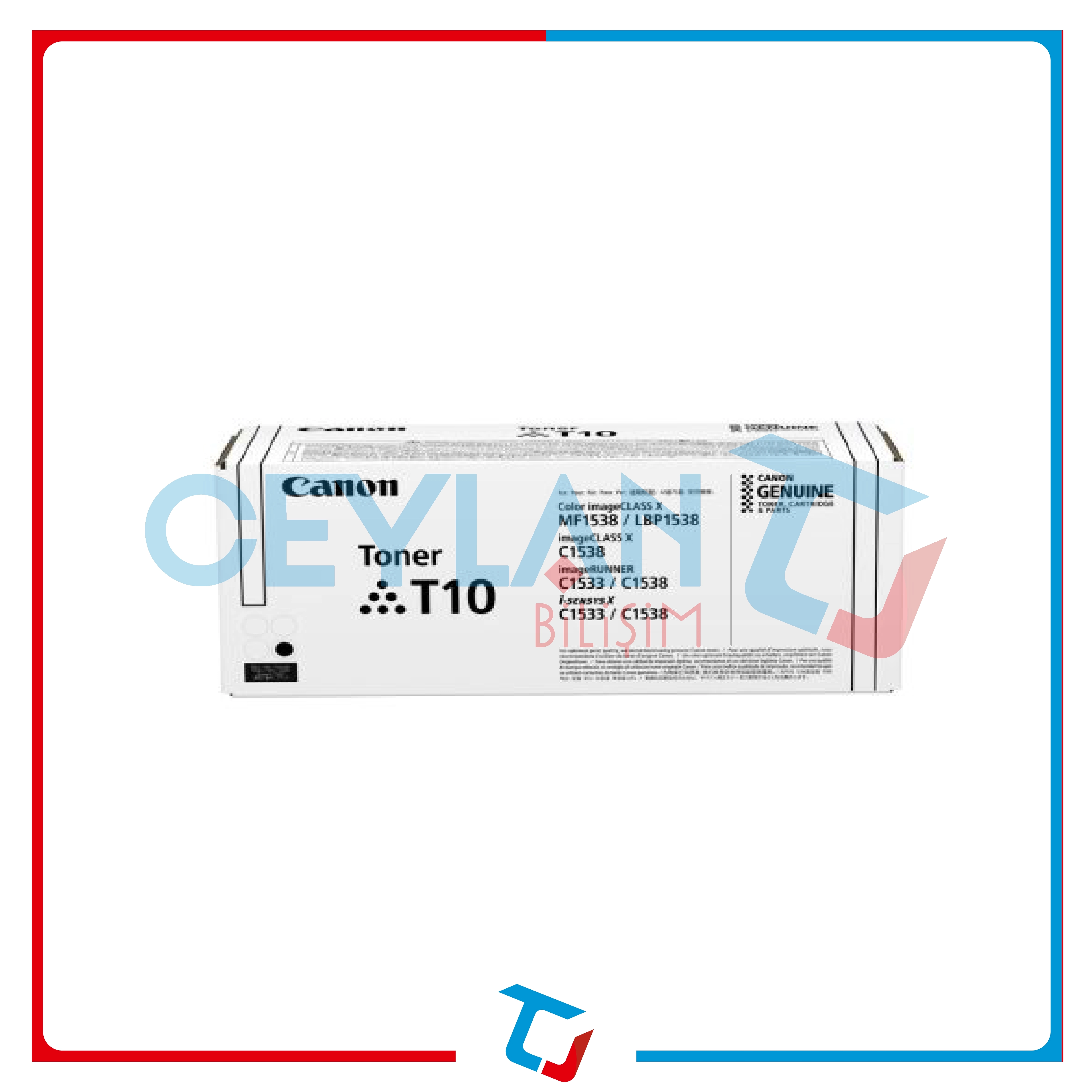Canon T10 4566C001 Siyah Orijinal Toner