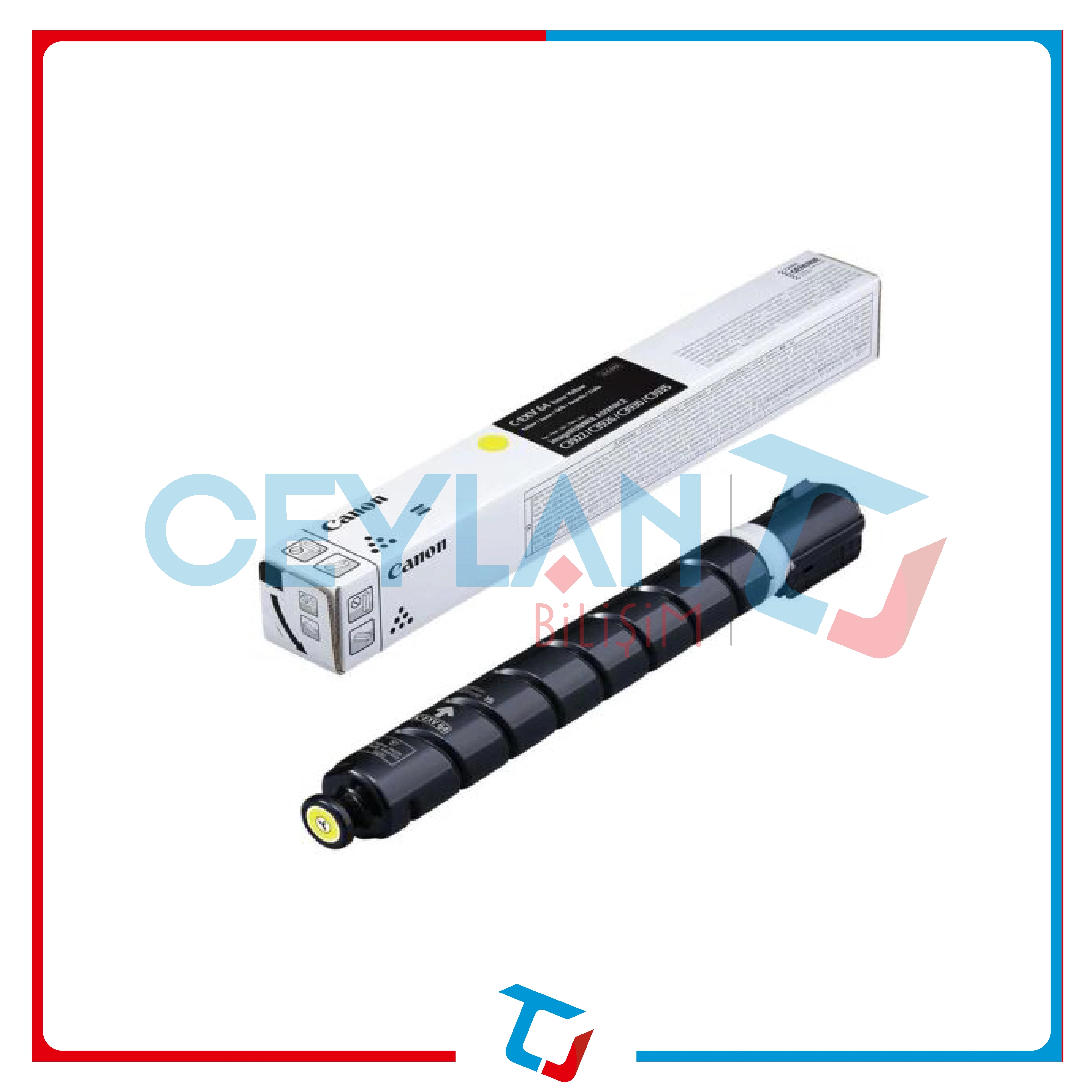 Canon C-EXV 64 5756C002 Sarı Orijinal Fotokopi Toner