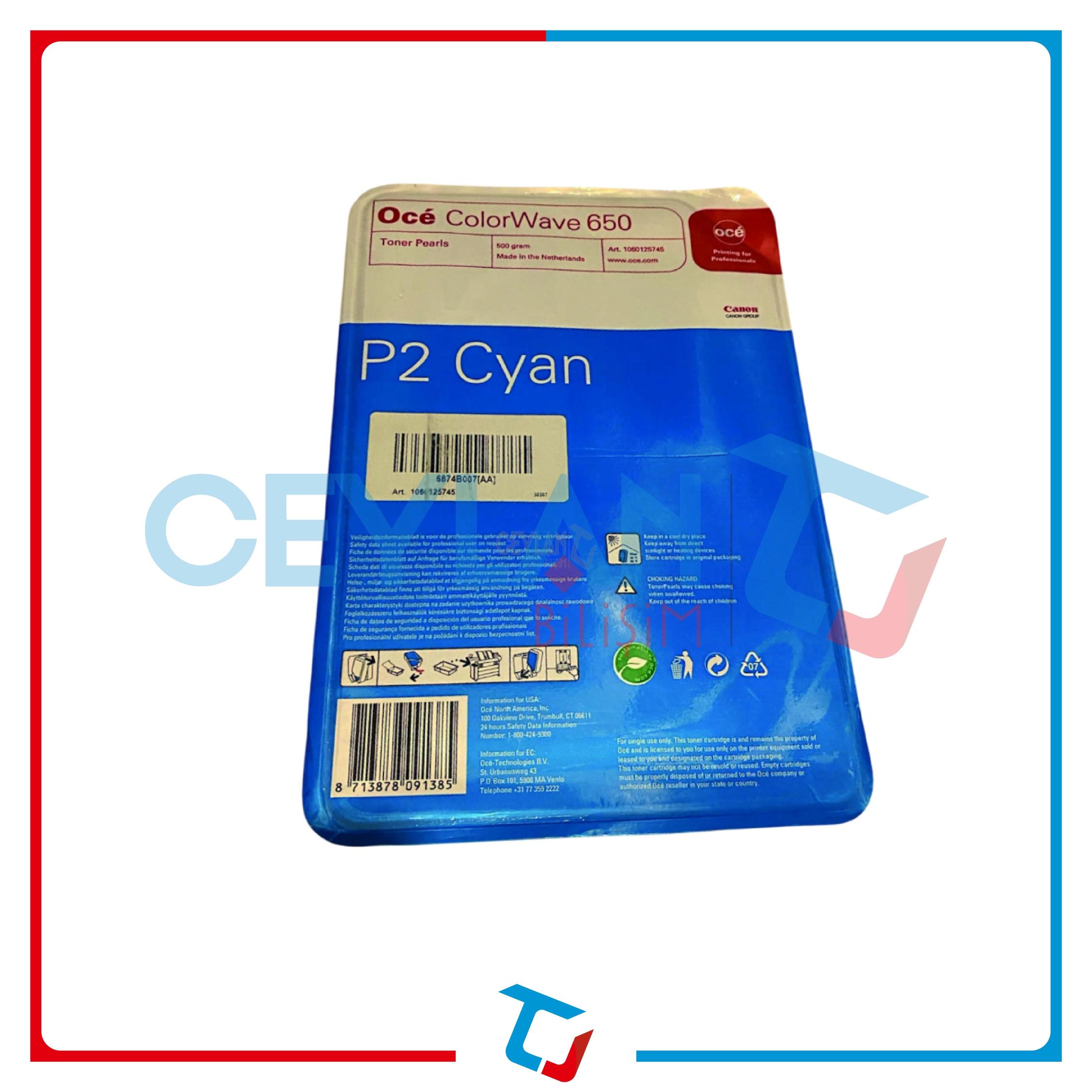 Océ ColorWave 650 Toner - Black -CYAN 500 g