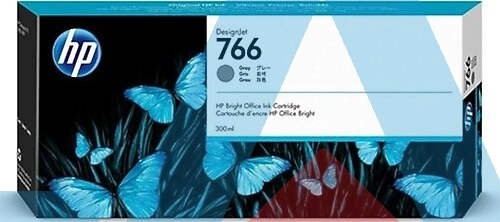 P2V93A HP 766 300 ml Gri Mürekkep Kartuşu HP DesignJet XL 3600/DR