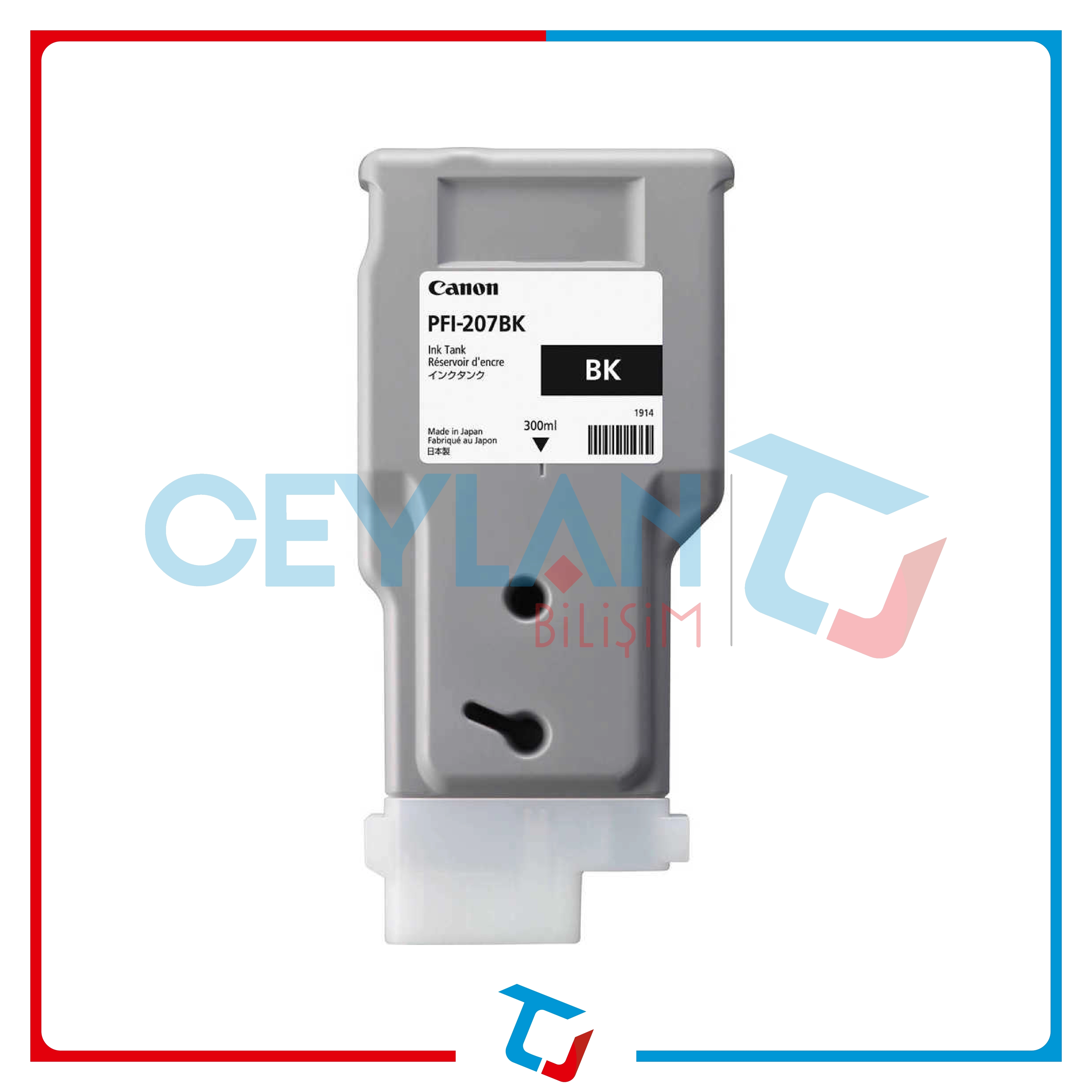 Canon PFI-207 BK Orijinal Kartuş