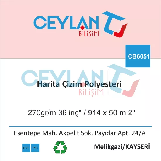  Harita Çizim Polyesteri