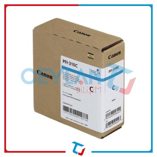 Canon PFI-310C Cyan (Mavi) Kartuş  2360C001