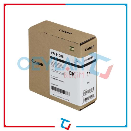Canon PFI-310BK Black (Siyah) Kartuş  2359C001