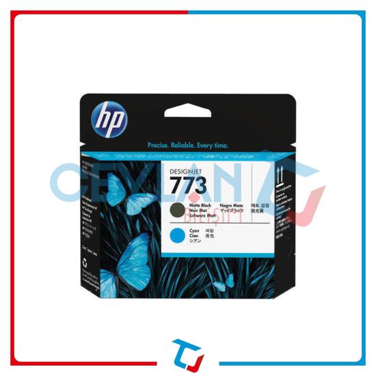 HP 773 Mat Siyah - Mavi (Matte Black - Cyan) Baskı Kafası C1Q20A