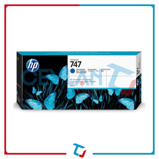 HP 747 Kromatik Mavi (Cromatic Blue) Kartuş P2V85A