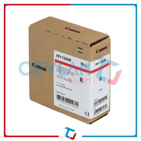 Canon PFI-1300R (0819C001) Red Orijinal Mürekkep Kartuş 330 ml
