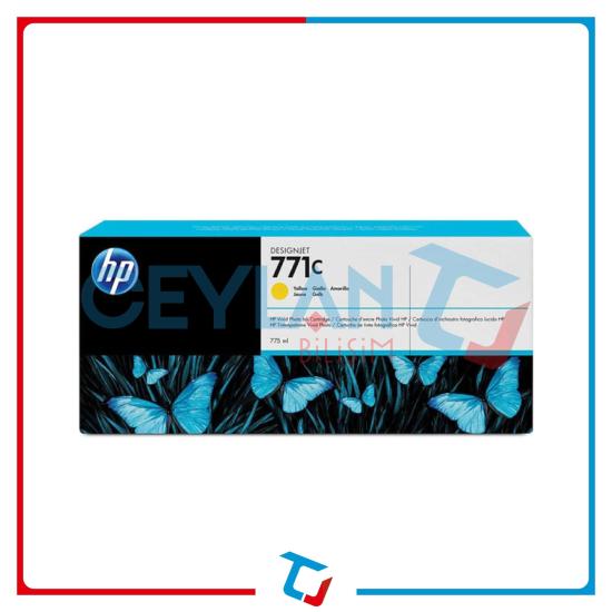 HP 771 Sarı (Yellow) Kartuş B6Y10A