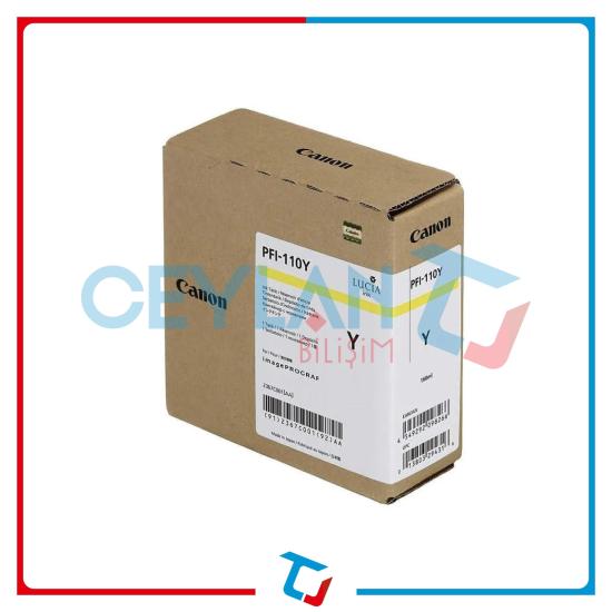 Canon PFI-110Y Yellow (Sarı) Kartuş  2367C001