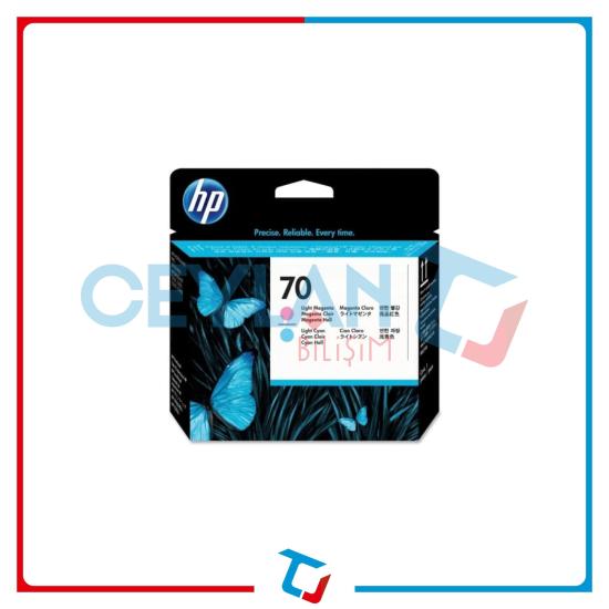 HP 70 Açık Kırmızı - Açık Mavi (L.Magenta - L.Cyan) Baskı Kafası C9405A