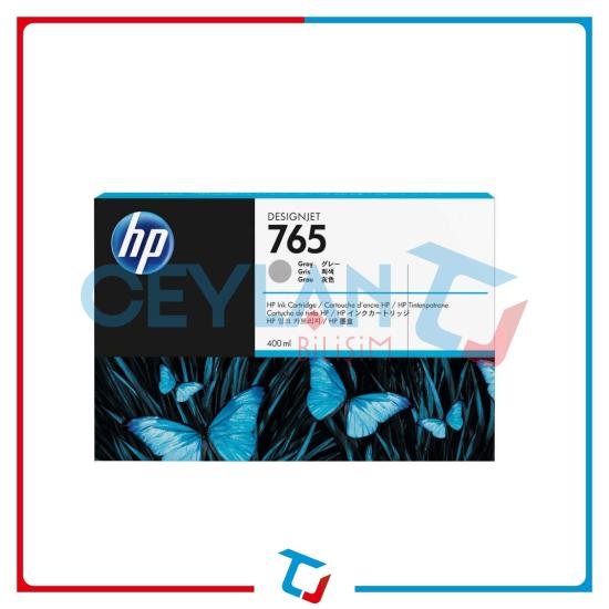 HP 765 Gri (Grey) Kartuş F9J53A