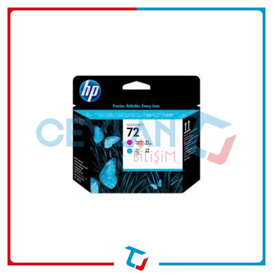 HP 72 Kırmızı-Mavi (Kırmızı-Mavi) Baskı Kafası C9383A