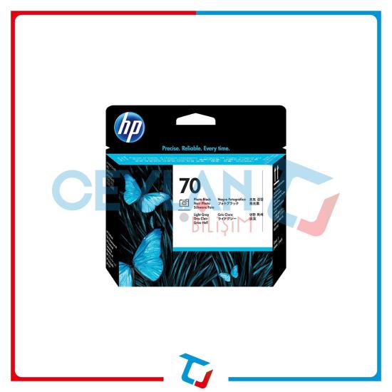 HP 70 Foto Siyah - Açık Gri (Photo Black - Light Grey) Baskı Kafası C9407A