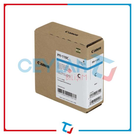 Canon PFI-110C Cyan (Cyan) Kartuş  2365C001