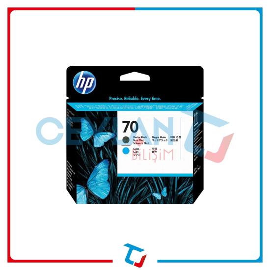 HP 70Mat Siyah-Mavi (Matte Black-Mavi) Baskı Kafası C9404A