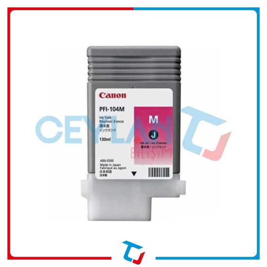 Canon PFI-104M 130ml. MACENTA Orijinal Kartuş