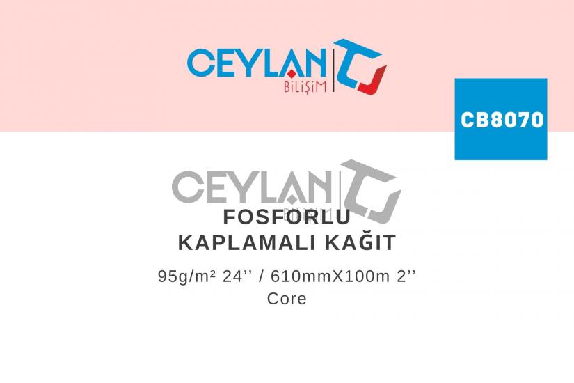 Professionel Fosforlu Kaplamalı Kağıt 95g/m² 24’’ / 610mmX100m 2’’ Core