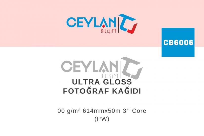Ultra Gloss Fotoğraf Kağıdı 200 g/m² 614mmx50m 3’’ Core  (PW)