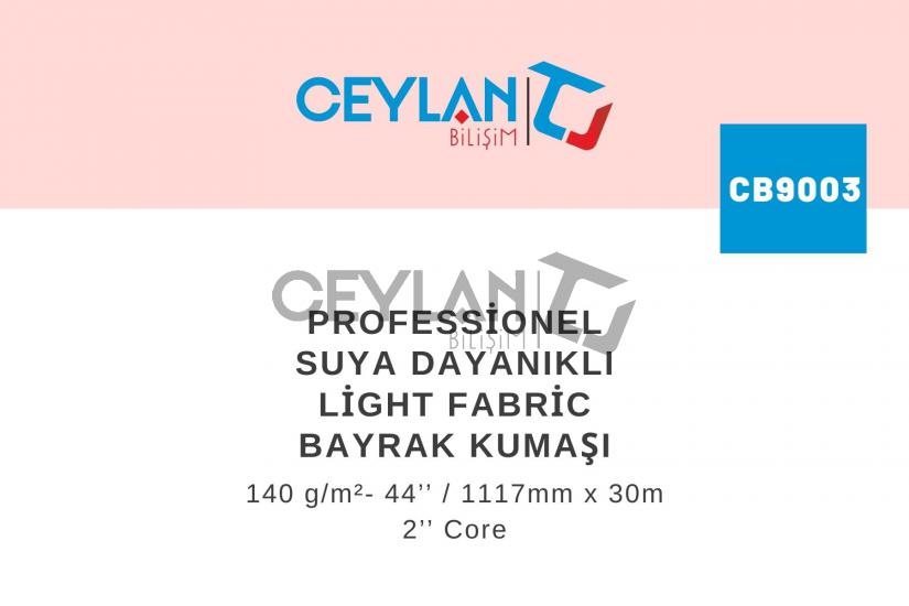 Professionel Suya Dayanıklı Light Fabric Bayrak Kumaşı 140 g/m²- 44’’ / 1117mm x 30m 2’’ Core