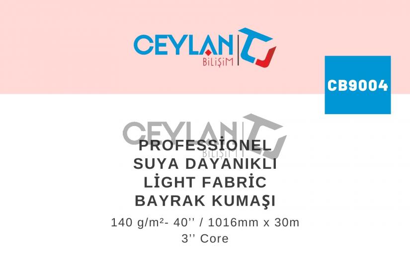 Professionel Suya Dayanıklı Light Fabric Bayrak Kumaşı 140 g/m²- 40’’ / 1016mm x 30m 3’’ Core
